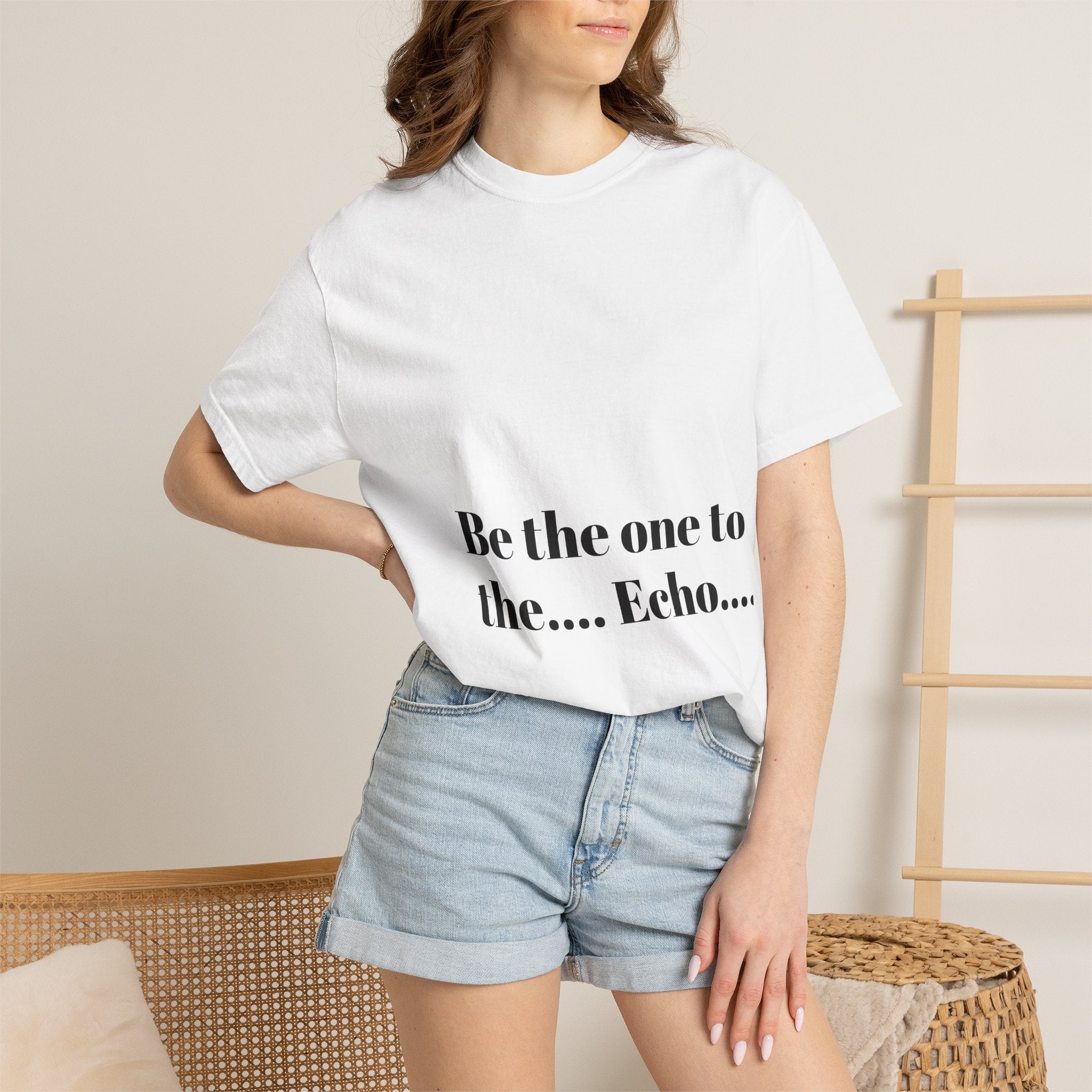 Start the Echo: Unisex Garment-Dyed T-shirt
