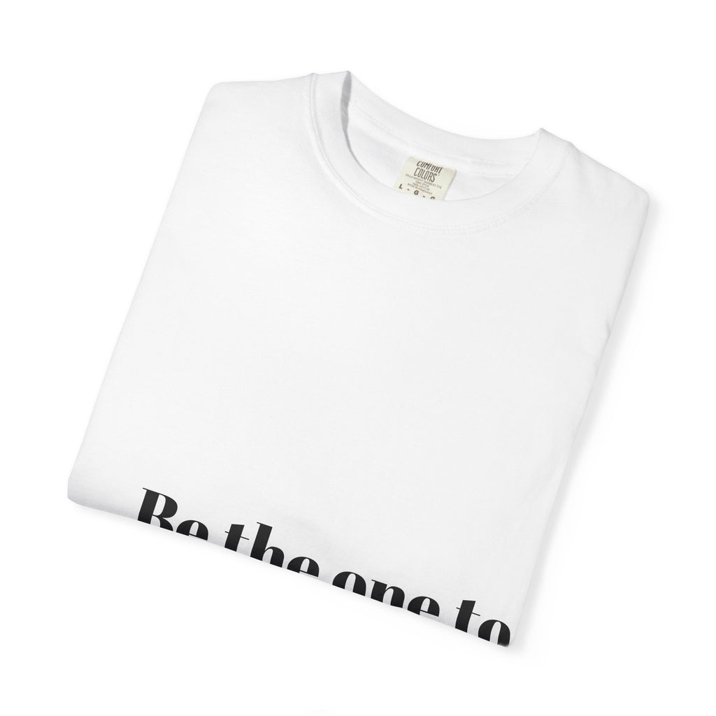 Start the Echo: Unisex Garment-Dyed T-shirt