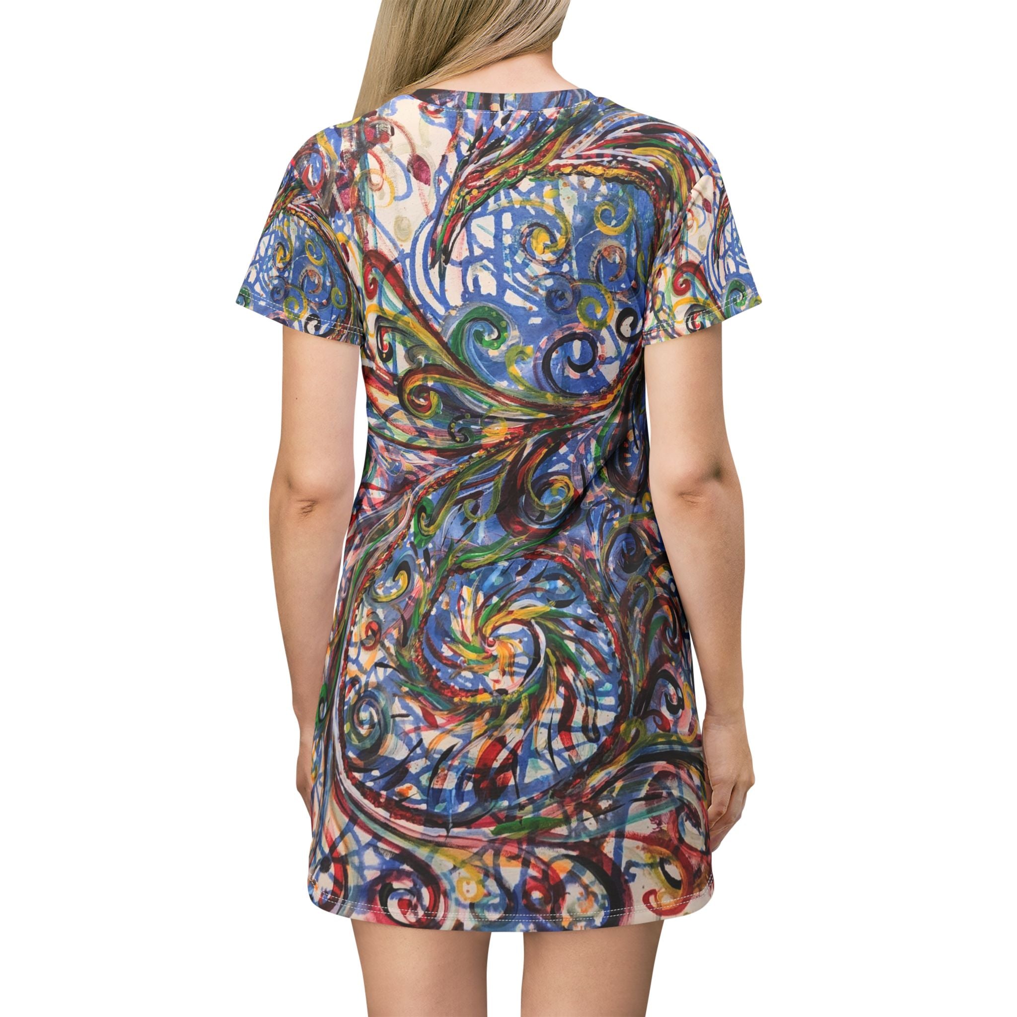Dragoness T-Shirt Dress (AOP)