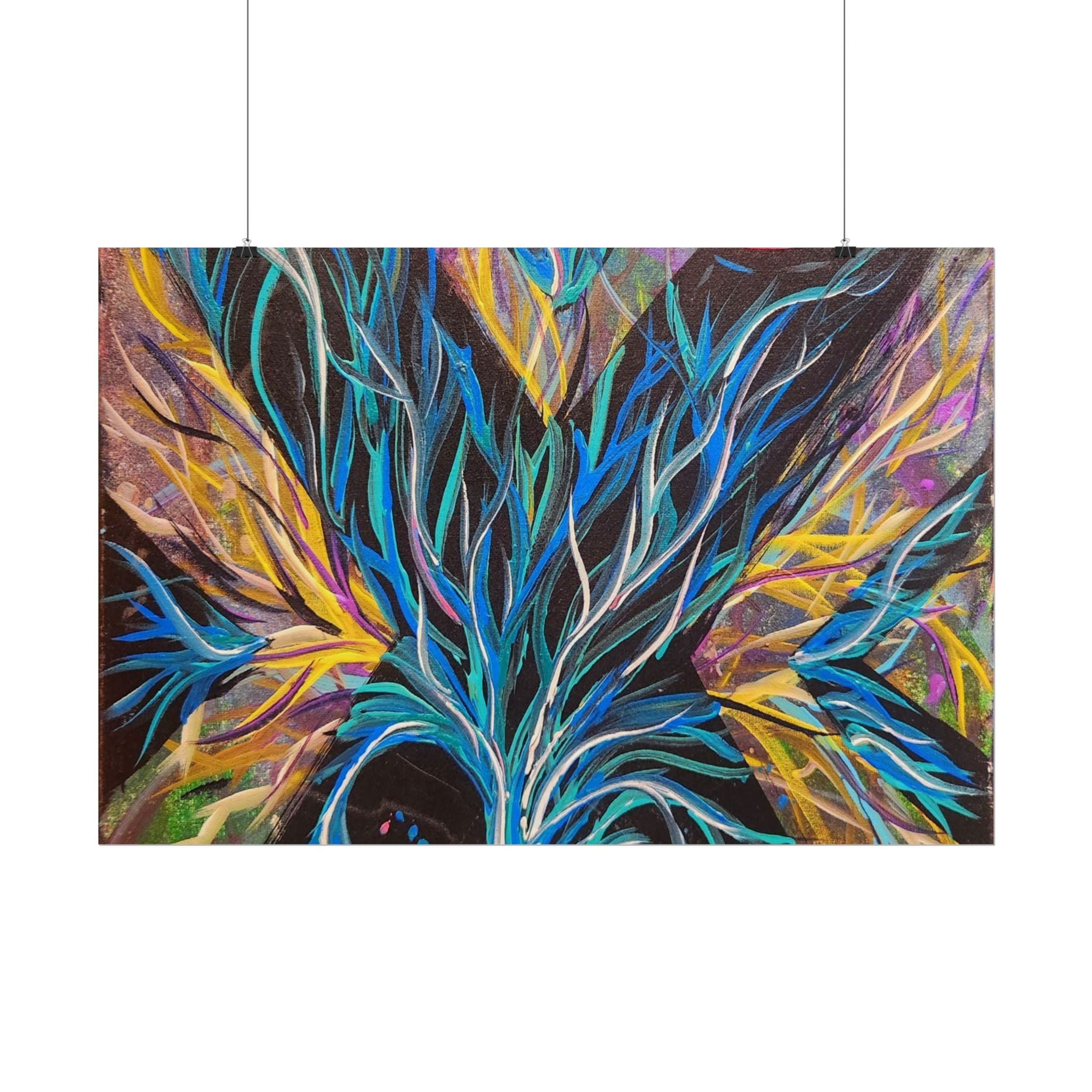 Negative/Positive Growth Rolled Posters