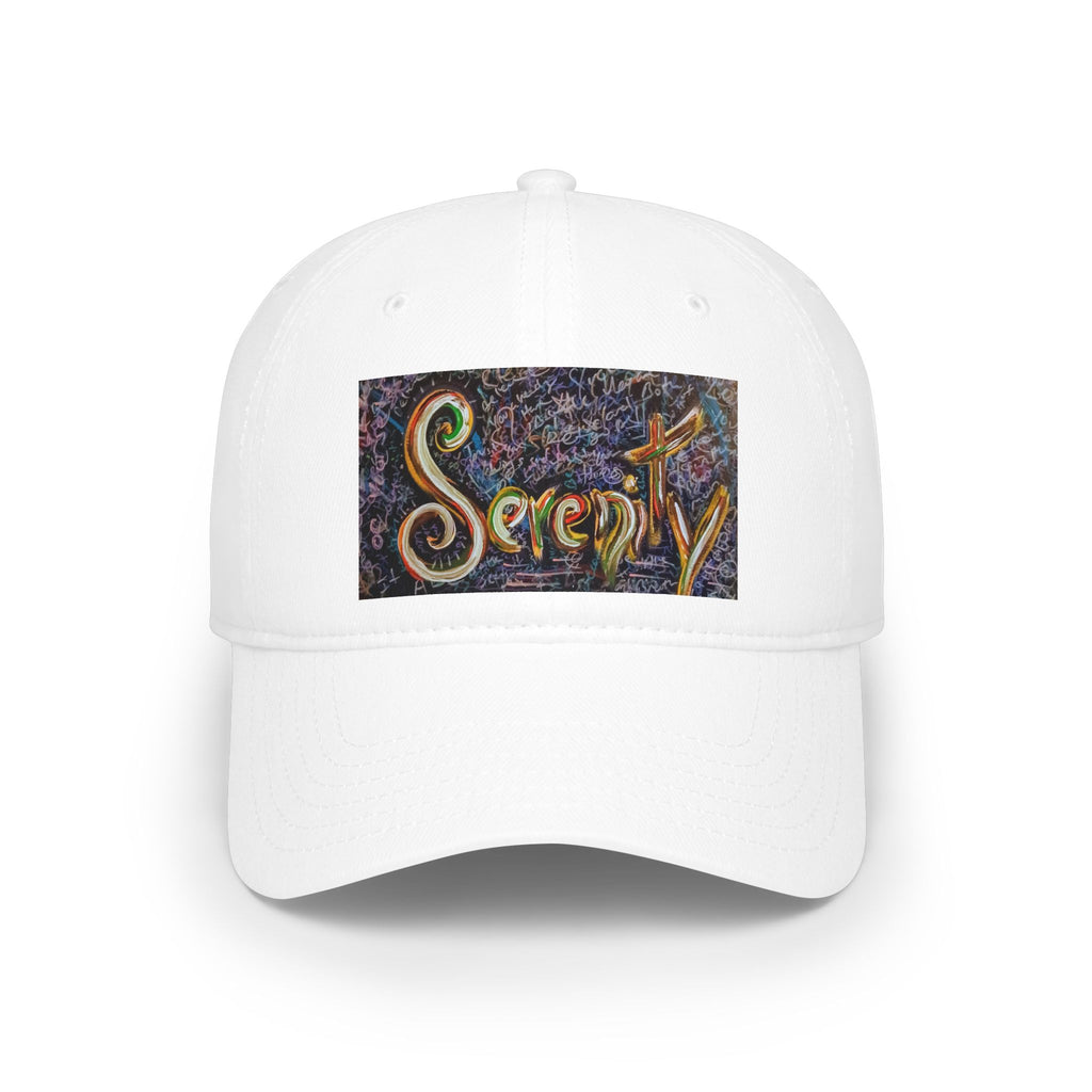 Serenity Embroidered Low Profile Baseball Cap — Relaxation & Mindfulness Hat