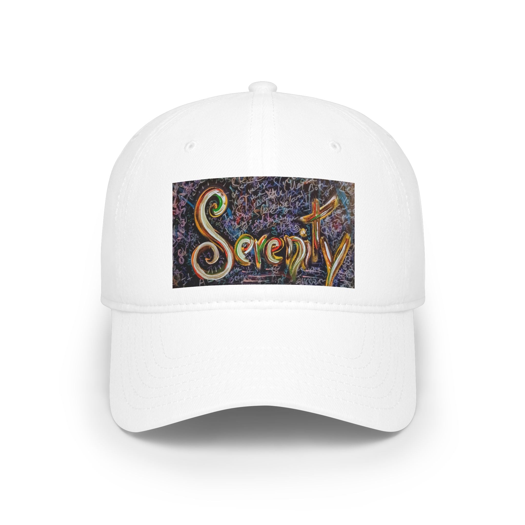 Serenity Embroidered Low Profile Baseball Cap — Relaxation & Mindfulness Hat