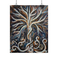 Tree of Life Rolled Poster – Abstract Botanical Wall Art Print