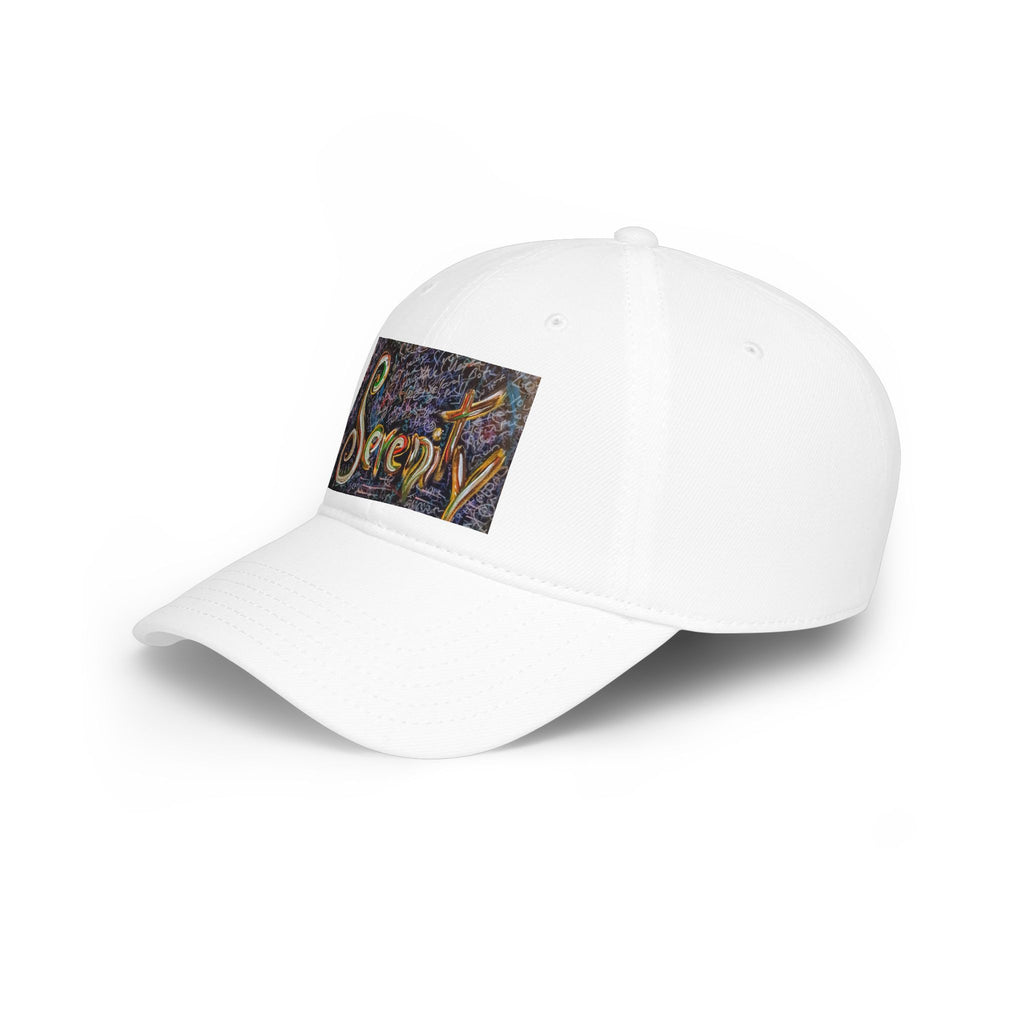 Serenity Embroidered Low Profile Baseball Cap — Relaxation & Mindfulness Hat