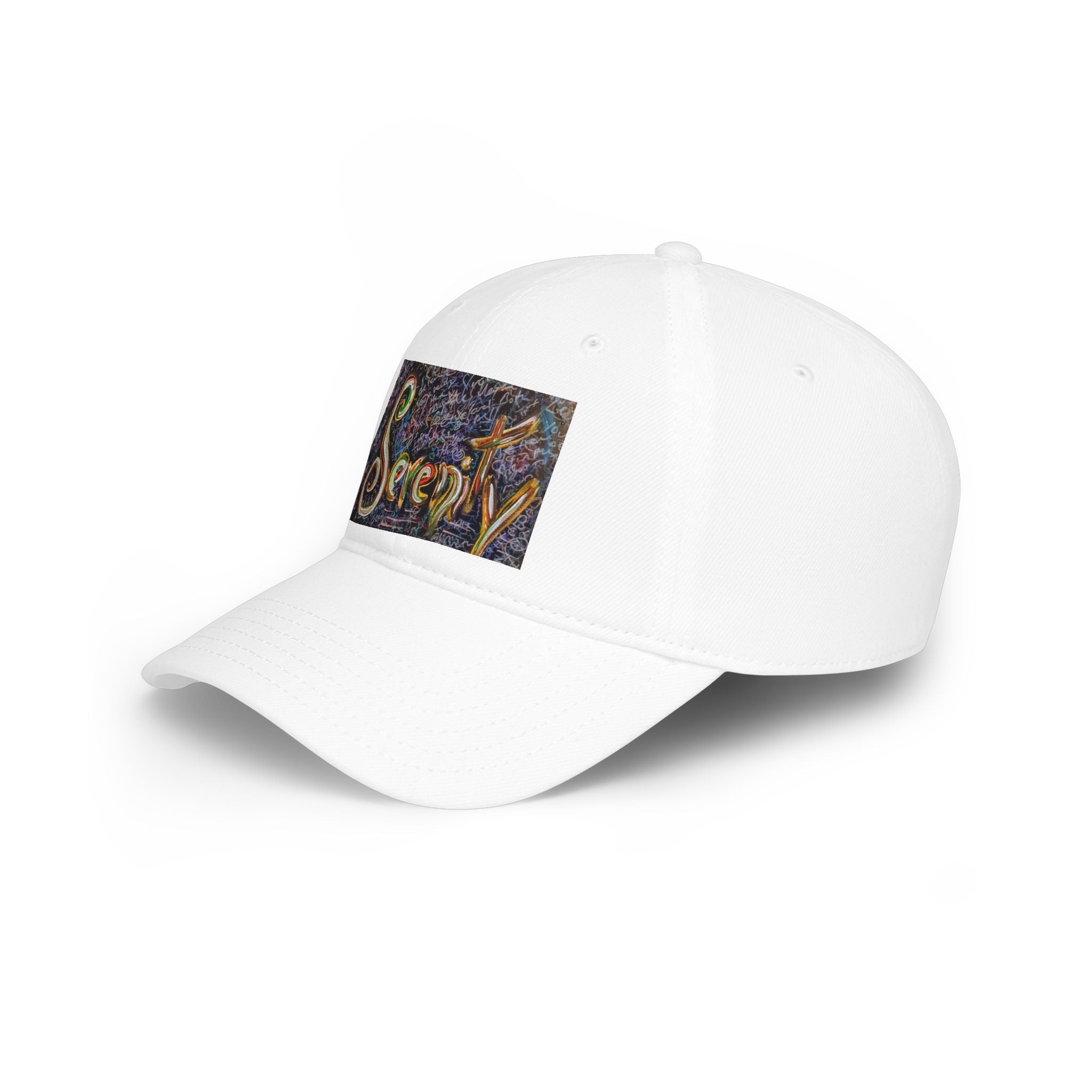 Serenity Embroidered Low Profile Baseball Cap — Relaxation & Mindfulness Hat