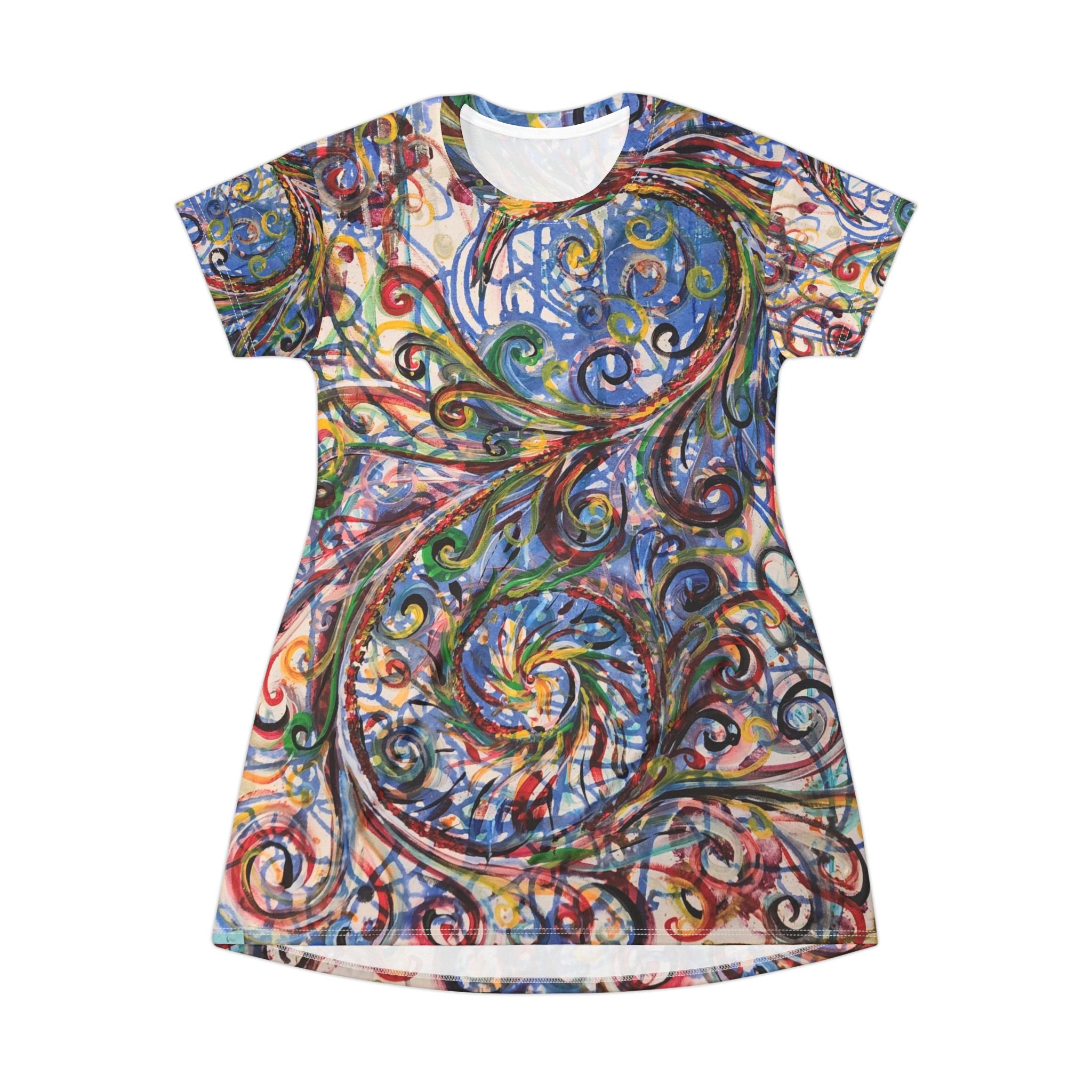 Dragoness T-Shirt Dress (AOP)