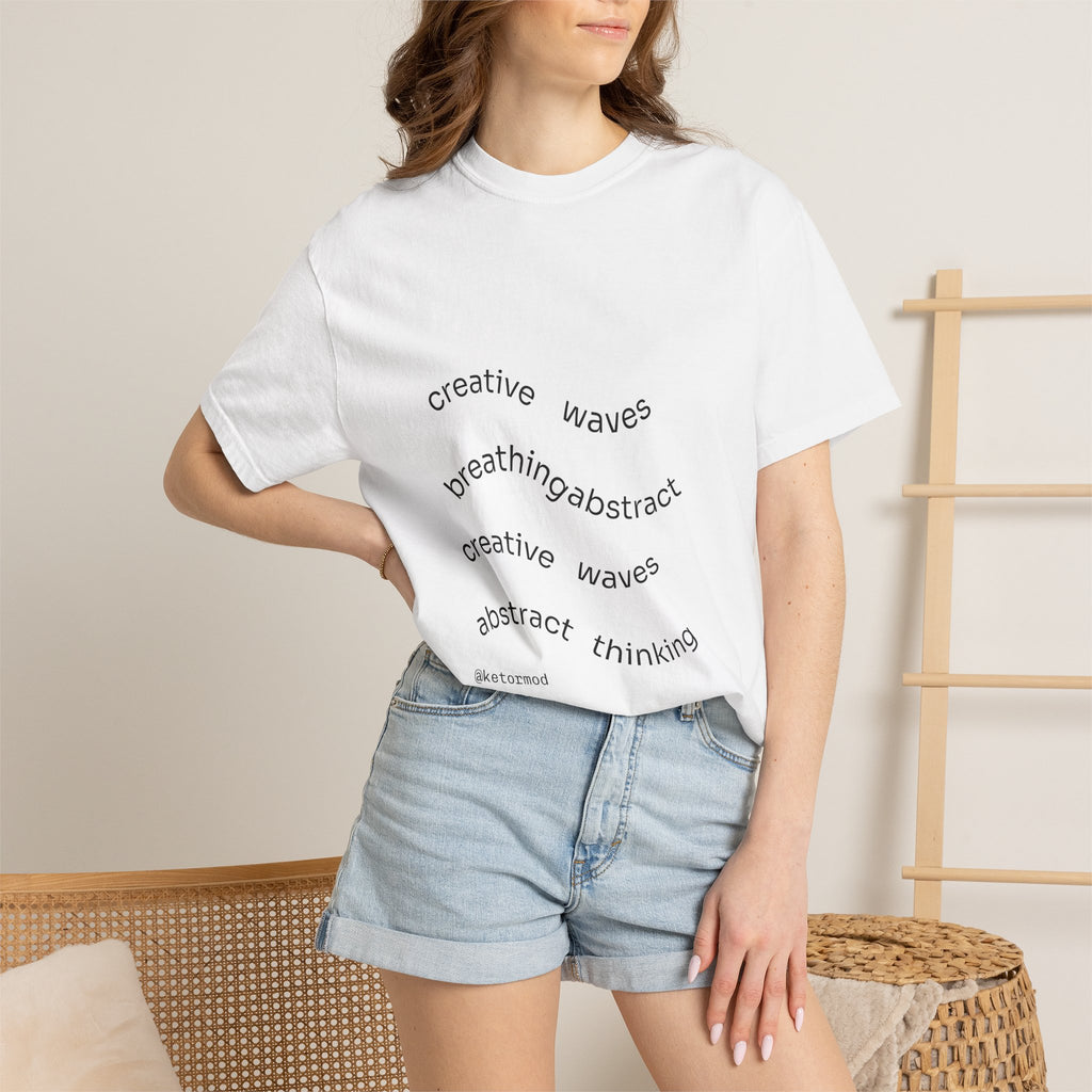 Yin-Yang Drip Art Tee — Abstract Psychedelic Graphic T-Shirt