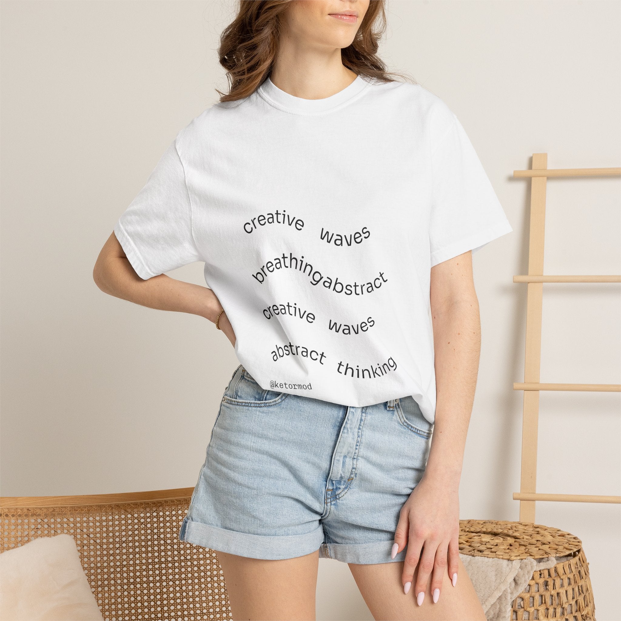 Yin-Yang Drip Art Tee — Abstract Psychedelic Graphic T-Shirt